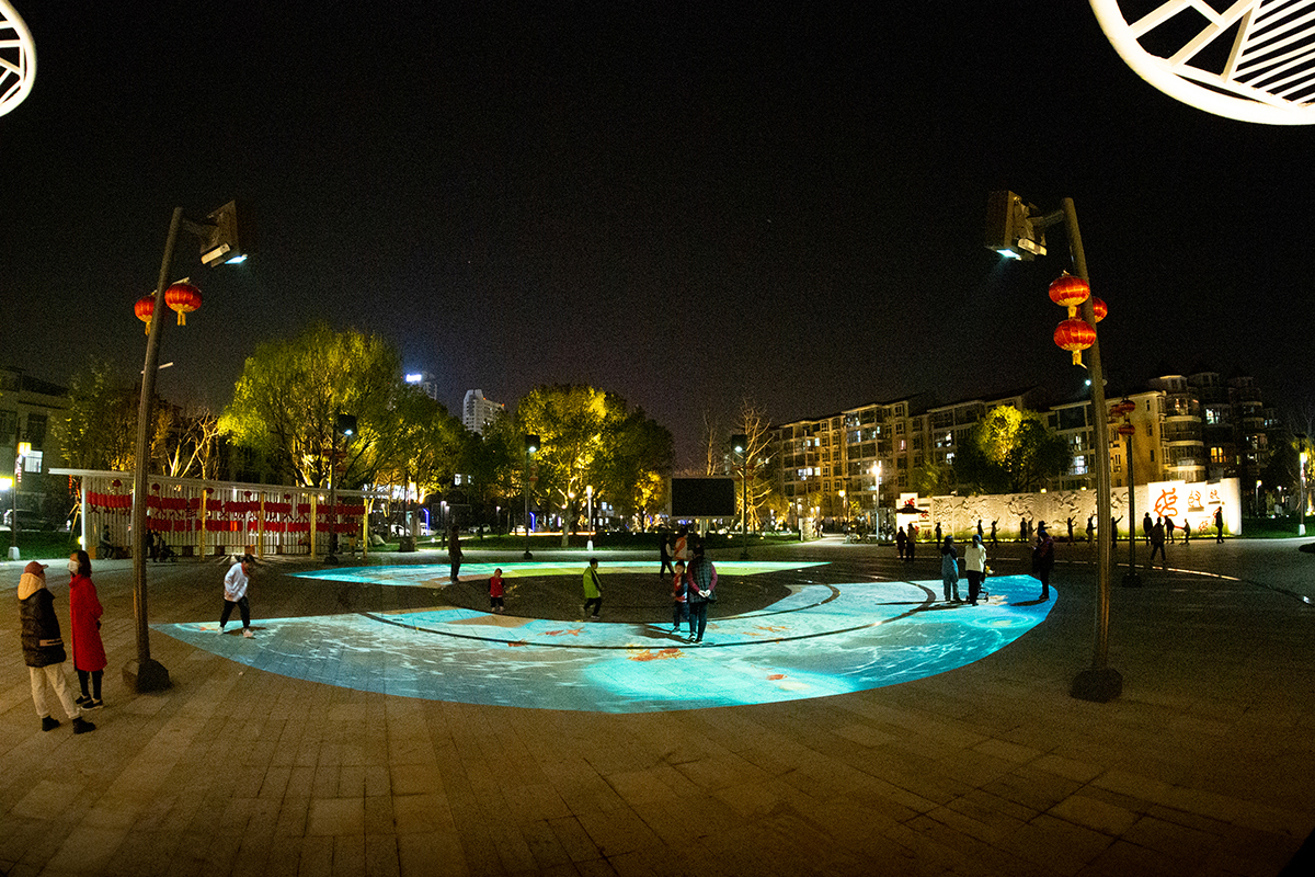 索尼激光投影机为九江市文脉夜景增色